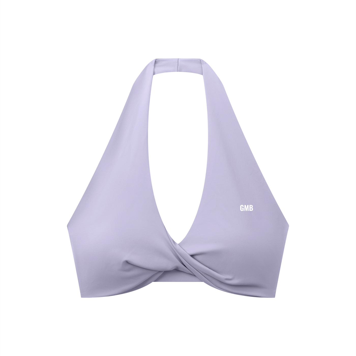 Pleated Halter Sports Bra