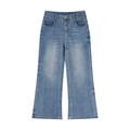 Vintage Wash Wide Leg Jeans