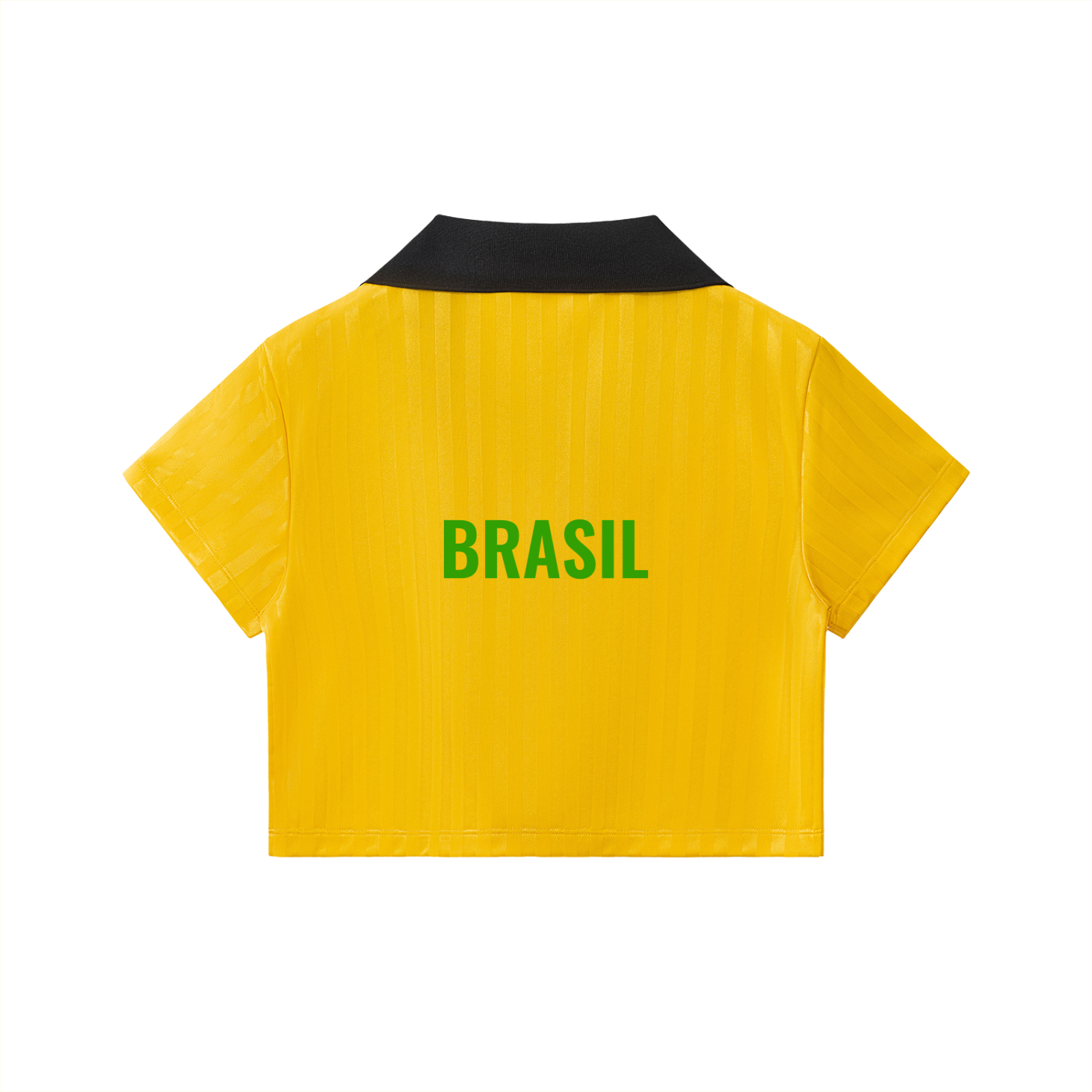 Brazil Striped Cropped Jersey