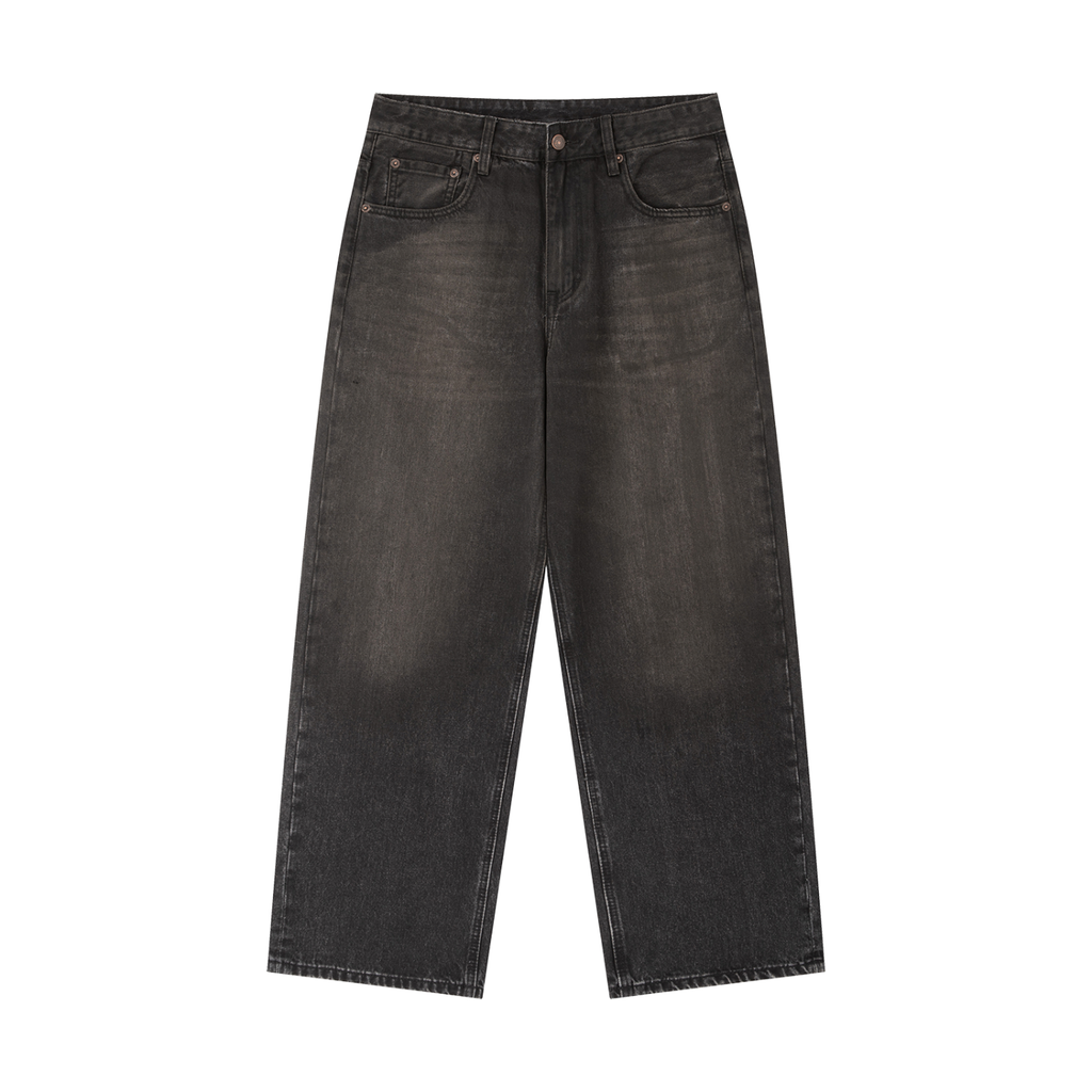 Vintage Wash Denim Jeans