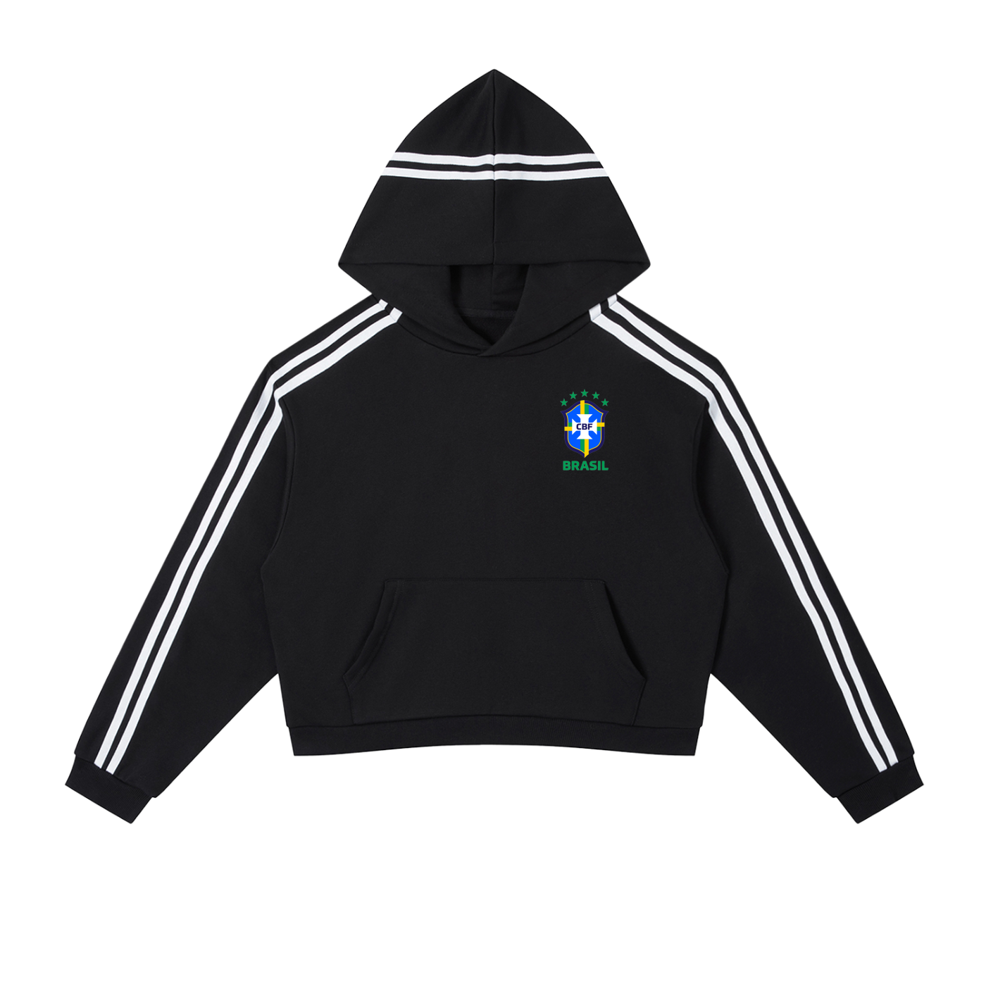 Brazil Cropped Hoodie