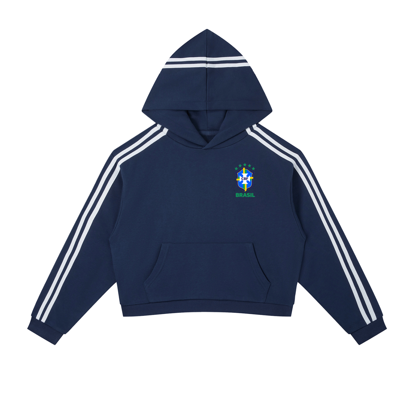 Brazil Cropped Hoodie