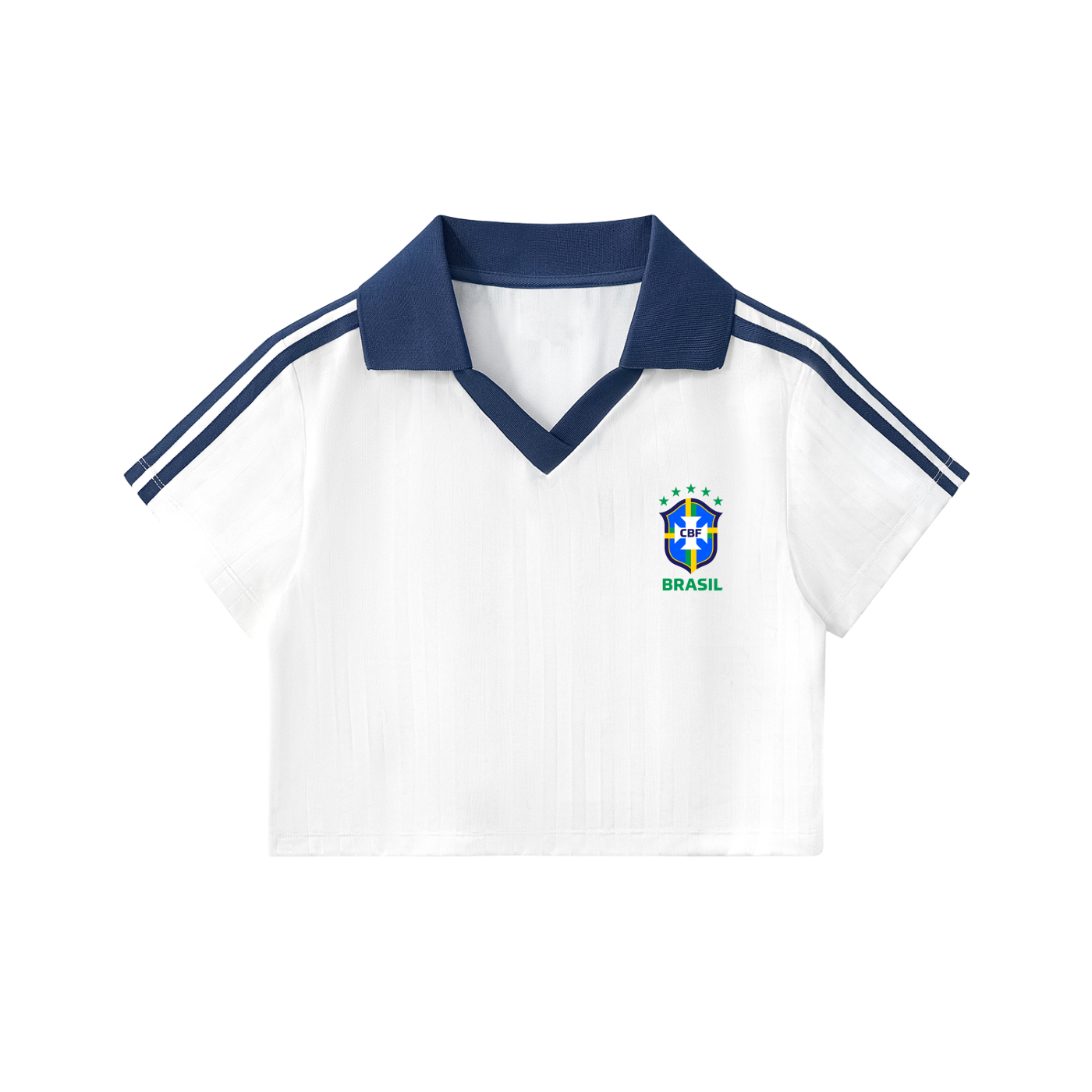 Brazil Striped Cropped Jersey