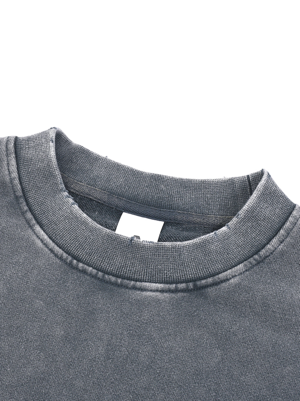 Snow Washed Cropped Sweatshirt