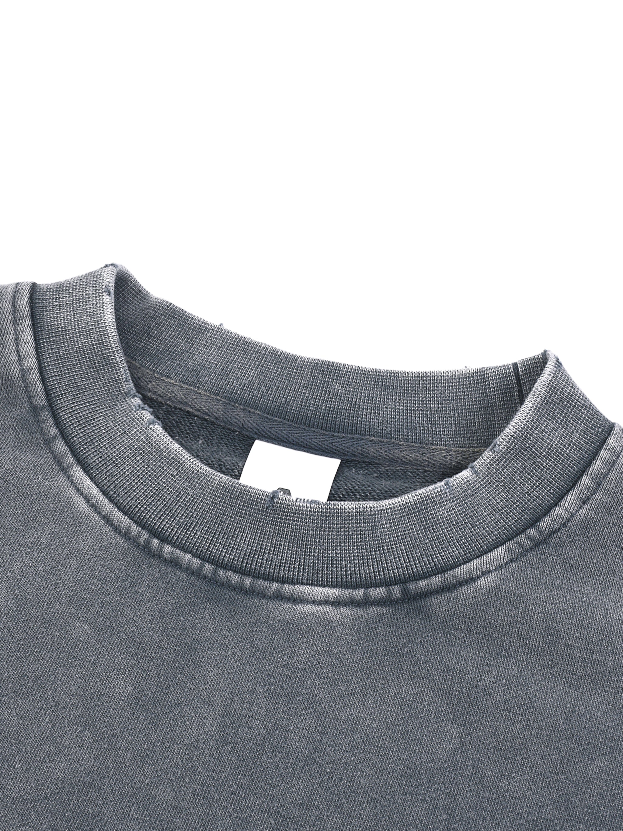 Snow Washed Cropped Sweatshirt
