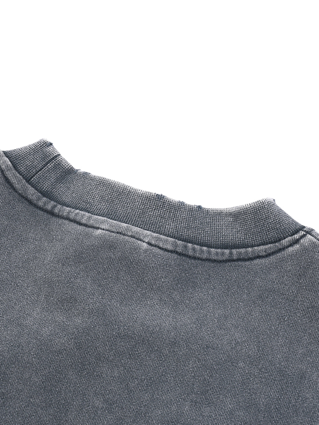Snow Washed Cropped Sweatshirt