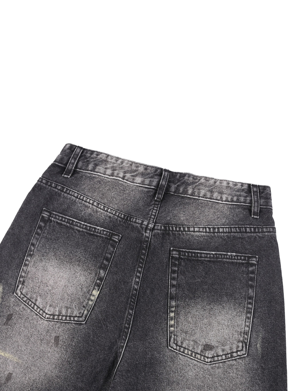 Vintage Wash Wide Leg Denim Shorts
